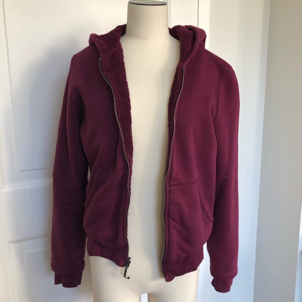 Vintage Juicy Couture Sherpa Lined Hoodie - M